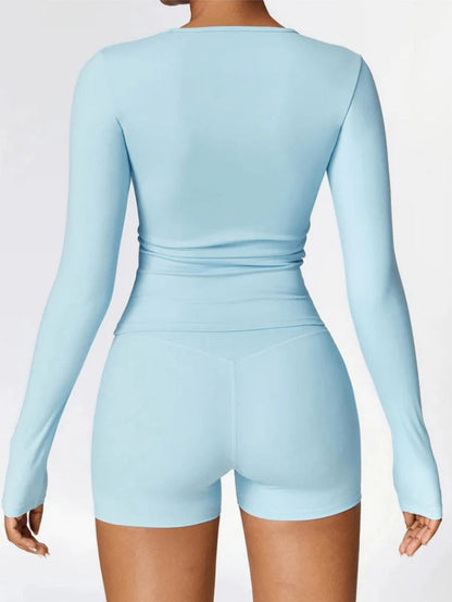 ToryaFit – Seamless Long-Sleeve Top