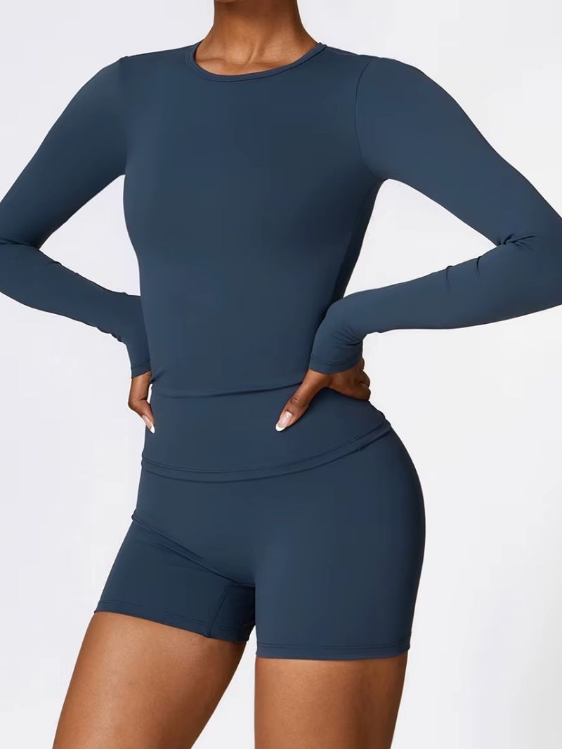 PowerMove – Seamless Long-Sleeve Shorts Set